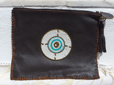 Ipad Leather bag - brown