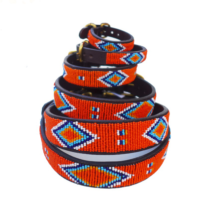 Nguvu Dog Collar - Maasai designs