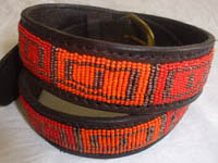 Handmade Leather belt - Japblue
