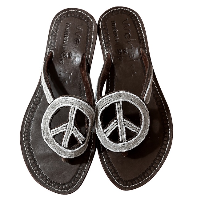 Amani white sandal