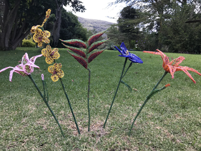 Mix of Beaded Flowers