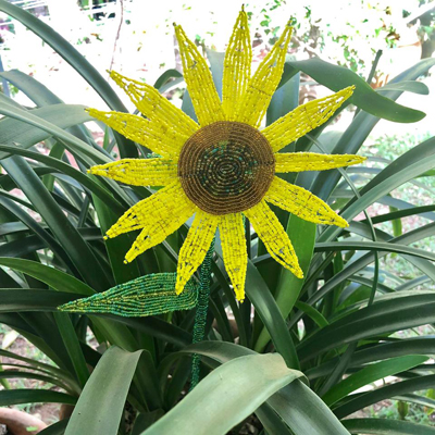 Beaded Sunflower